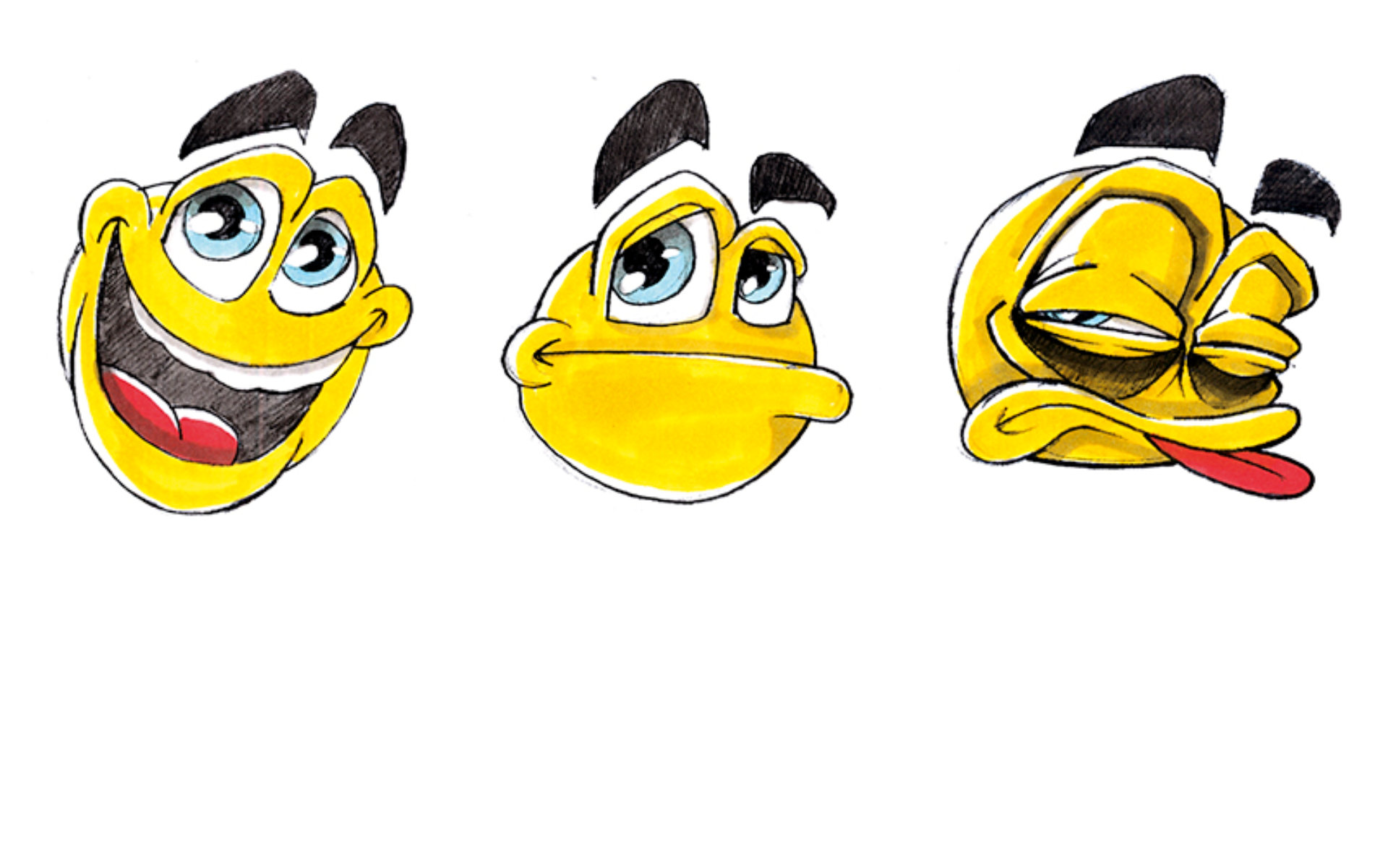 Smileys in der Geschäftswelt
